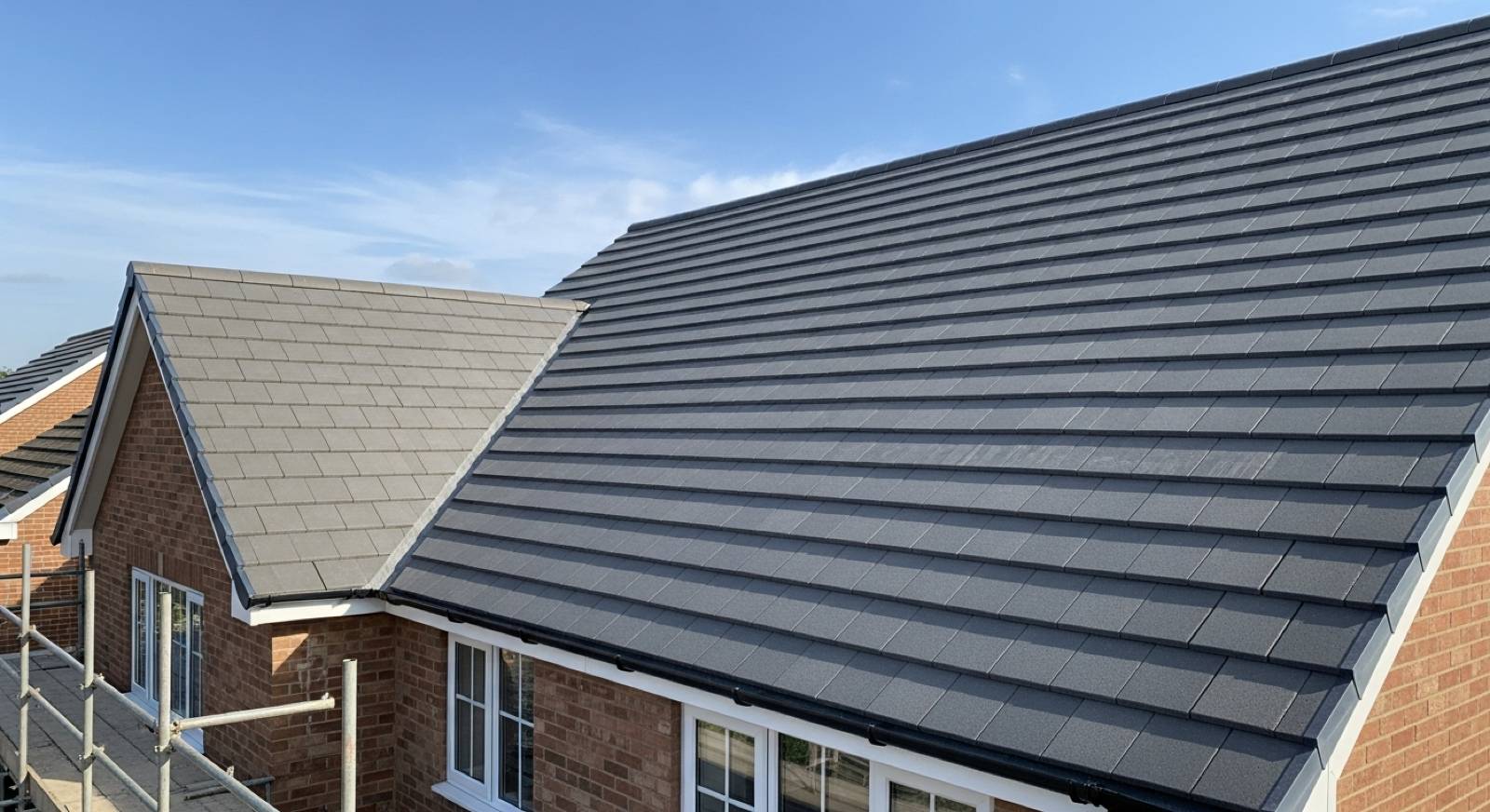 New tiled roof on a house in Folkestone